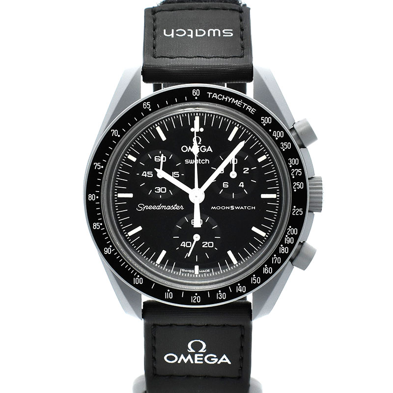 オメガ×スウォッチ　OMEGA×Swatch　ミッション トゥ ザ ムーン　SO33M100　バイオセラミック　42mm　未使用品