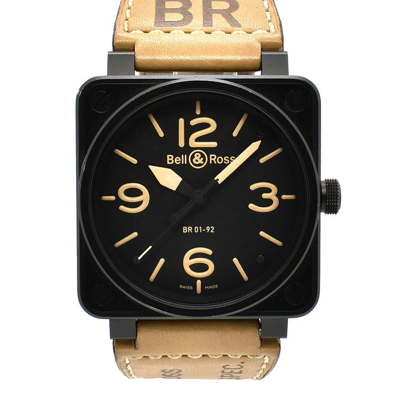 ベル＆ロス　BELL＆ROSS　BR01-92-HERITAGE-CA　ヘリテージ　46mm　PVD　USED　中古