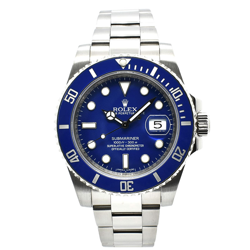 ロレックス　ROLEX　サブマリーナデイト　Ref.116619LB　18KWG　ブルー　40mm　ランダム番　USED　中古