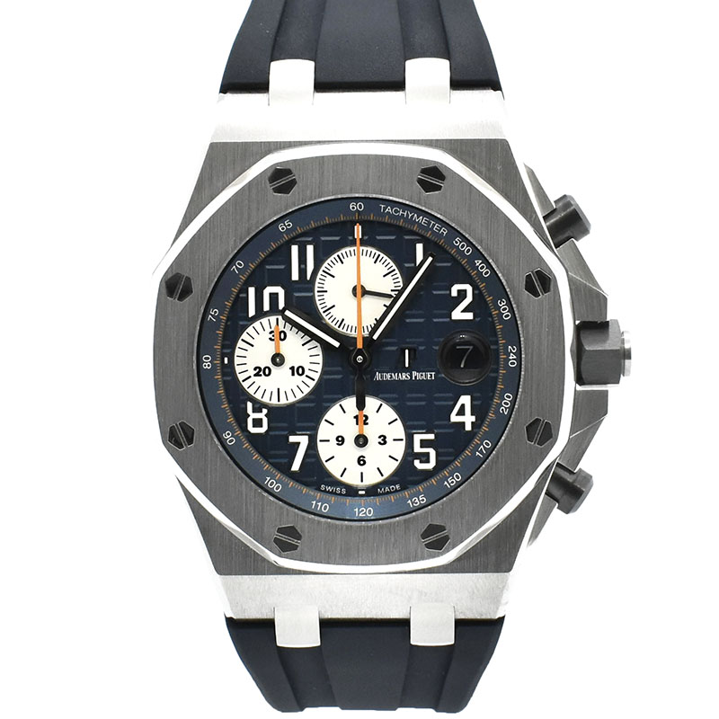 オーデマ・ピゲ　AUDEMARS PIGUET　ロイヤルオーク オフショア クロノグラフ　26470ST.OO.A027CA.01　ブルー/シルバー　42mm　USED　中古