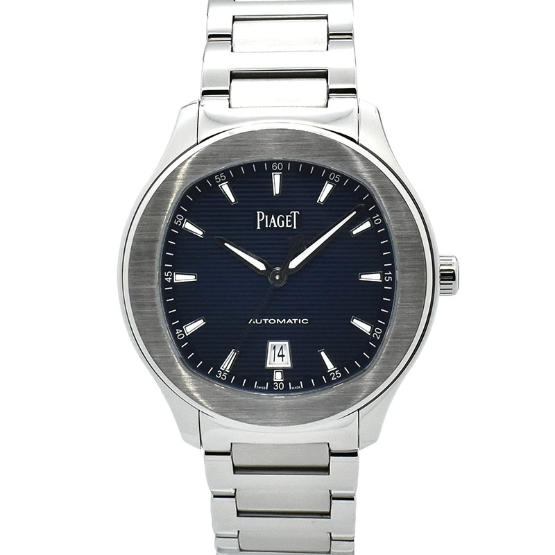 ピアジェ　PIAGET　POLO Sウォッチ　G0A41002　42mm　ブルーギョーシェ　SS　USED　中古