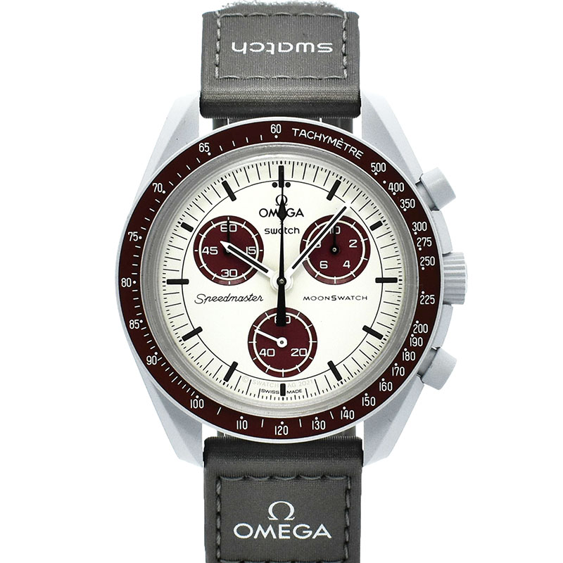 オメガ×スウォッチ　OMEGA×Swatch　ミッション トゥ プルート　SO33M101　バイオセラミック　42mm　未使用品