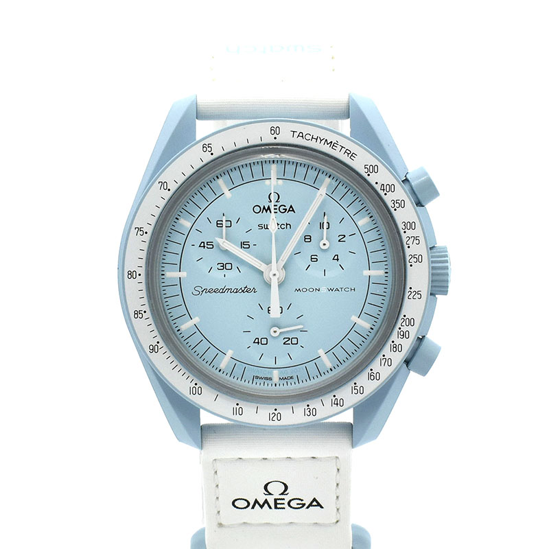 オメガ×スウォッチ　OMEGA×Swatch　ミッション トゥ ウラヌス　SO33L100　バイオセラミック　42mm　未使用品