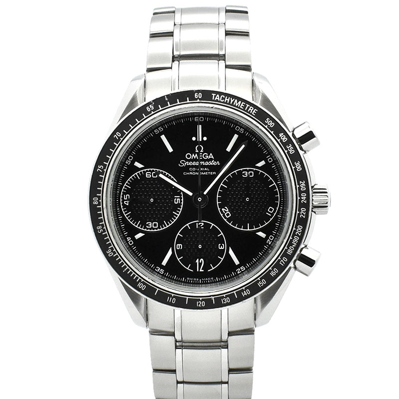 オメガ　OMEGA　スピードマスターレーシング　326.30.40.50.01.001　SS　ブラック　40mm　自動巻　USED　中古