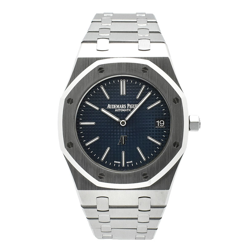 オーデマ・ピゲ　AUDEMARS PIGUET　ロイヤルオーク ジャンボ エクストラシン　15202ST.OO.1240ST.01　39mm　SS　ブルー　USED　中古