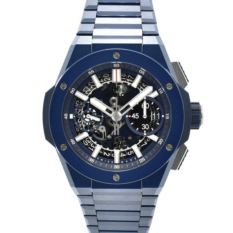 ウブロ　HUBLOT　ビッグバン インテグレーテッド ブルーセラミック　451.EX.5123.EX　42mm　未使用品