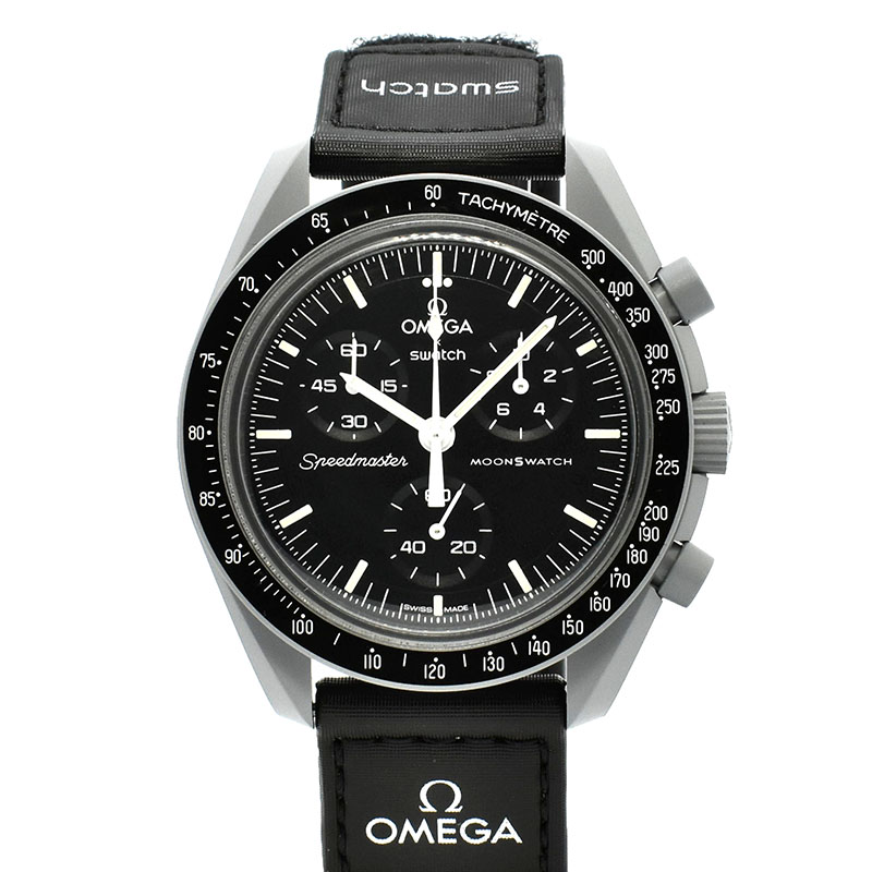 オメガ×スウォッチ　OMEGA×Swatch　ミッション トゥ ザ ムーン　SO33M100　バイオセラミック　42mm　未使用品