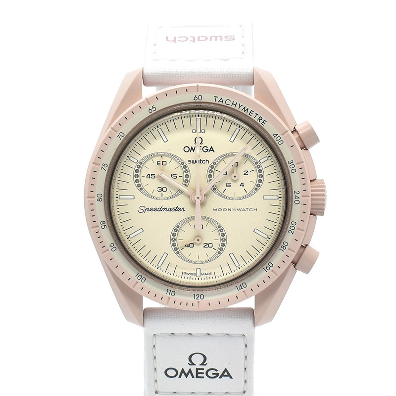 オメガ×スウォッチ　OMEGA×Swatch　ミッション トゥ ヴィーナス　SO33P100　バイオセラミック　42mm　未使用品