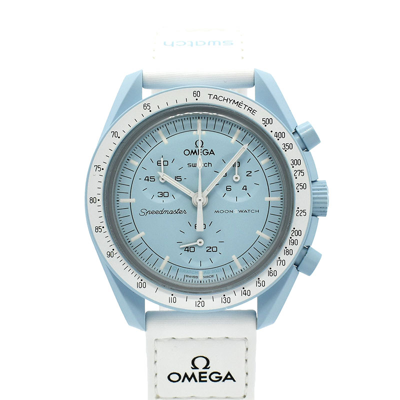 オメガ×スウォッチ　OMEGA×Swatch　ミッション トゥ ウラヌス　SO33L100　バイオセラミック　42mm　未使用品