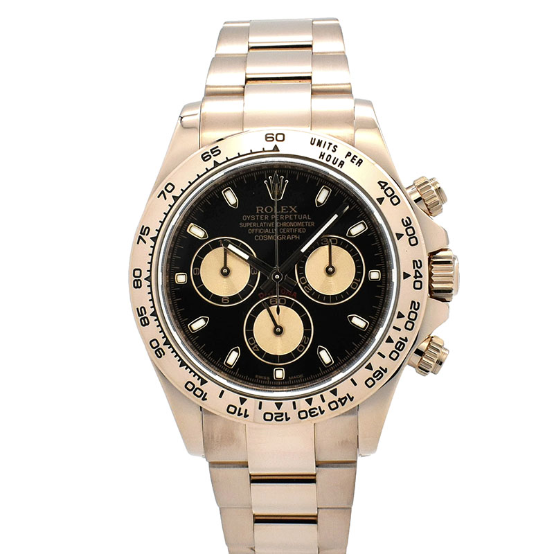 ロレックス　ROLEX　デイトナ　Ref.116505　エバーローズゴールド　ブラック/ピンク　ランダム番　40mm　USED　中古