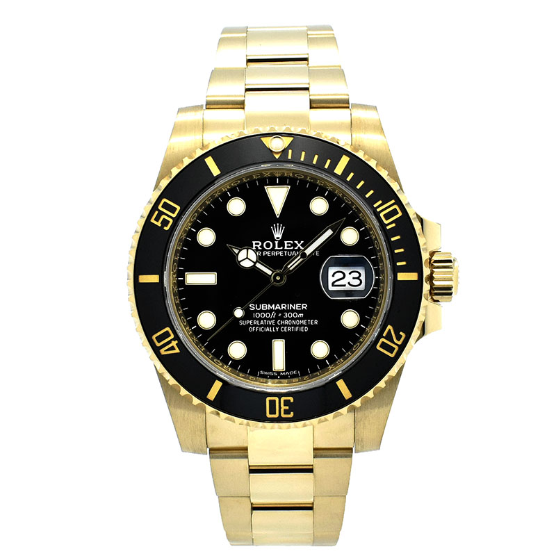 ロレックス　ROLEX　サブマリーナデイト　Ref.116618LN　18KYG　40mm　ランダム番　USED　中古