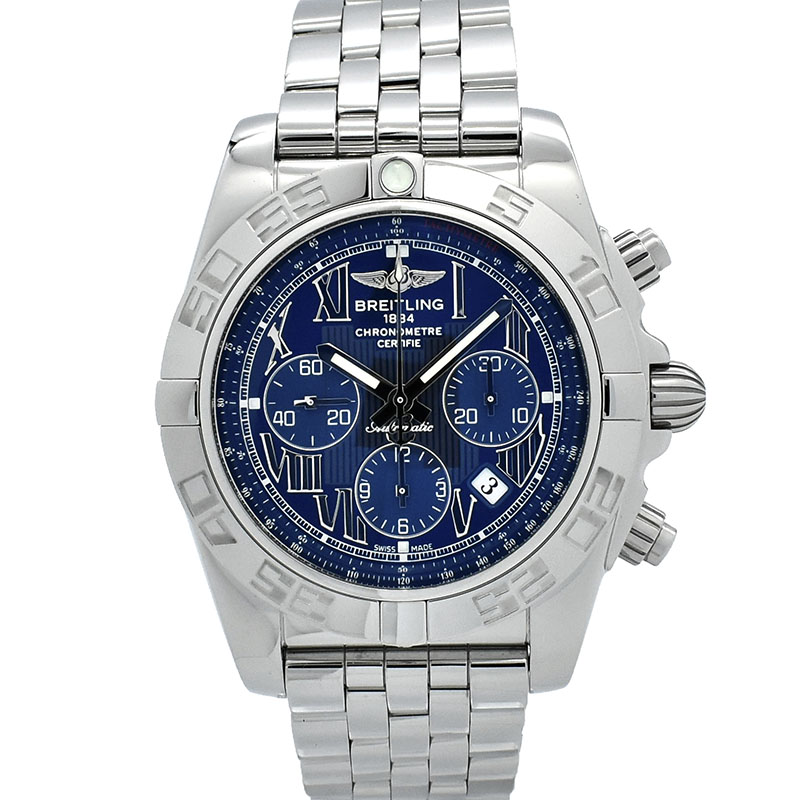 ブライトリング　BREITLING　クロノマット44　A011C83PA(AB0110)　ブルーローマ　44mm　USED　中古