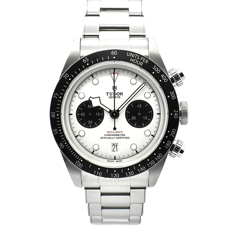 チューダー(チュードル)　TUDOR　ヘリテージ ブラックベイ クロノ　79360N　41mm　ホワイト　USED　中古