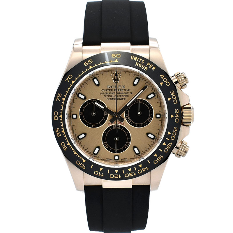 ロレックス　ROLEX　デイトナ　Ref.116515LN　18KERG　ピンク/ブラック　オイスターフレックス　USED　中古