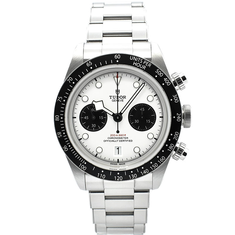 チューダー(チュードル)　TUDOR　ヘリテージ ブラックベイ クロノ　79360N　41mm　ホワイト　USED　中古