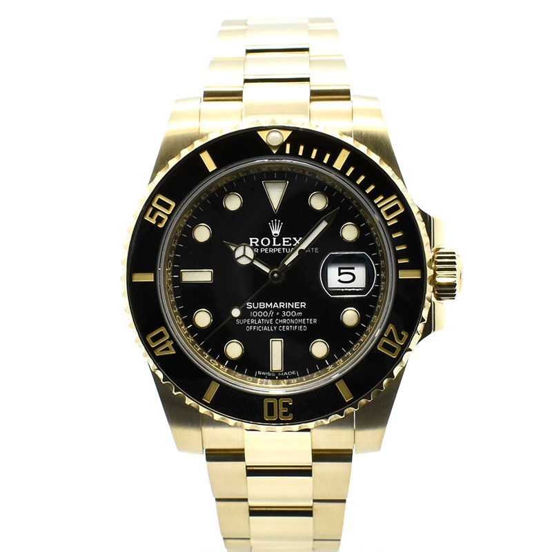 ロレックス　ROLEX　サブマリーナデイト　Ref.116618LN　18KYG　40mm　ランダム番　USED　中古