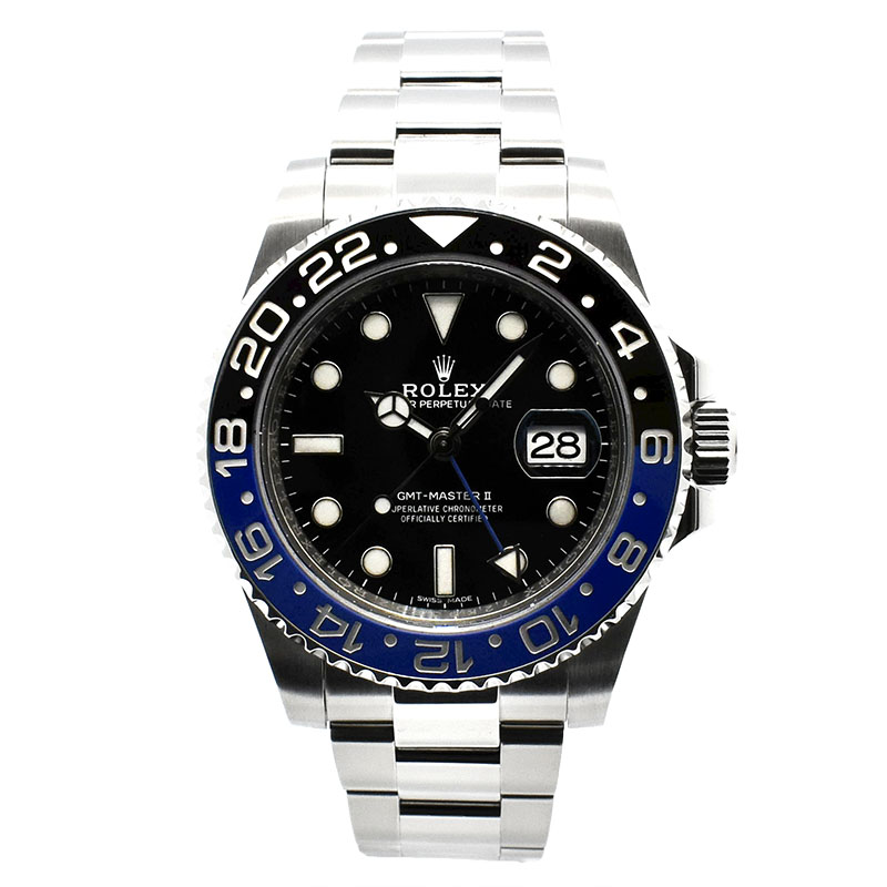 ロレックス　ROLEX　GMTマスター2　Ref.116710BLNR　40mm　青黒ベゼル　USED　中古