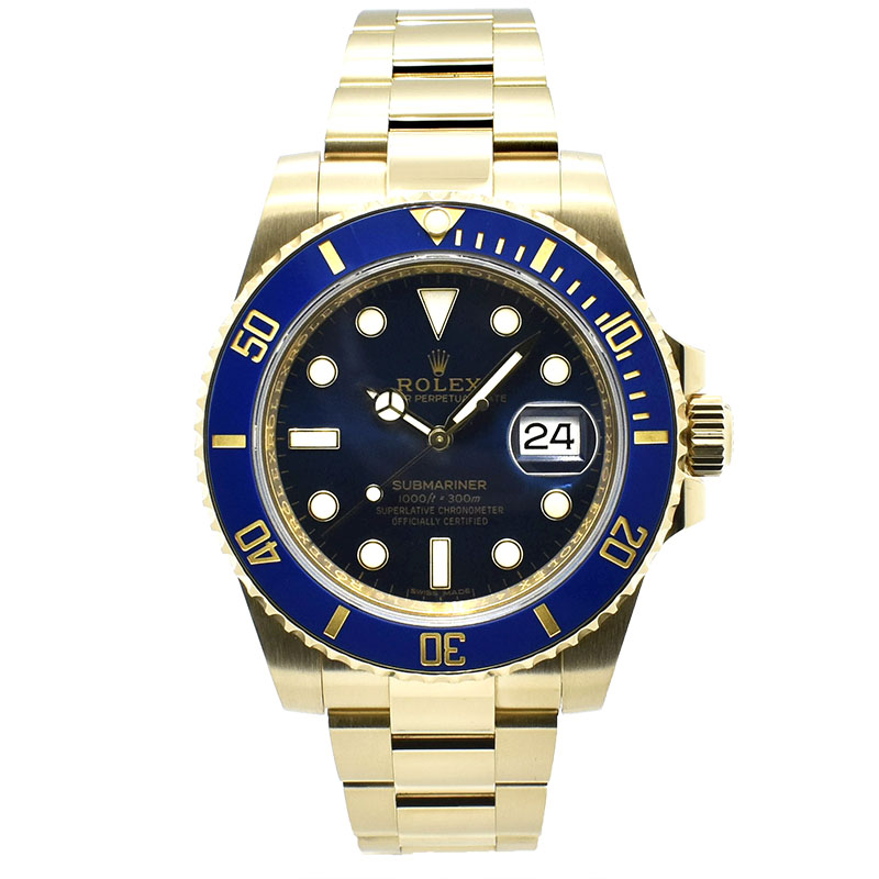 ロレックス　ROLEX　サブマリーナデイト　Ref.116618LB　18KYG　ランダム番　40mm　USED　中古