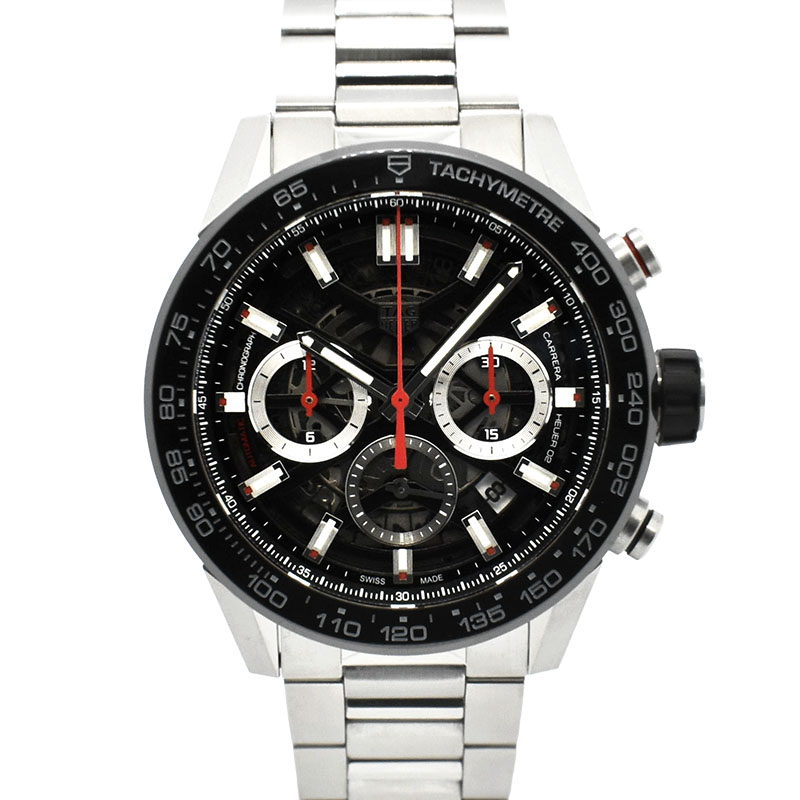 タグホイヤー　TAG HEUER　カレラ キャリバーホイヤー02　CBG2A10.BA0654　45mm　USED　中古