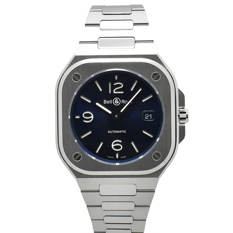 ベル＆ロス　BELL＆ROSS　インストゥルメントゥ BR 05 ブルー スティール　 BR05A-BLU-ST/SST　SS　40mm　USED　中古
