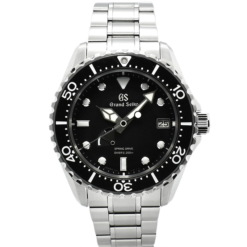 グランドセイコー　GRAND SEIKO　9Rスプリングドライブ ダイバーズウォッチ　SBGA461　ブラック　44.2mm　USED　中古