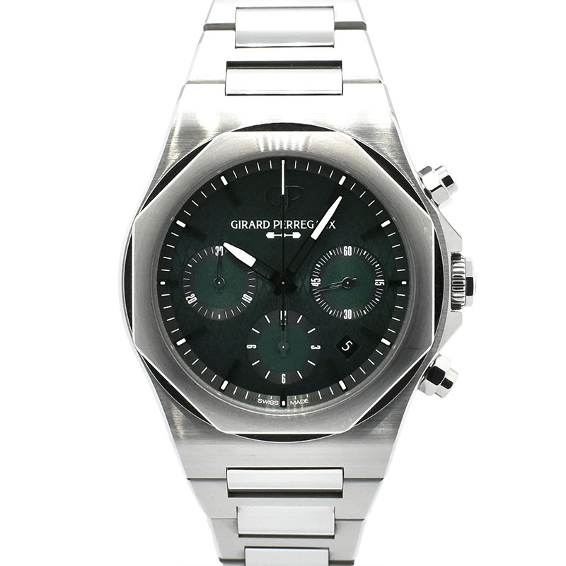 ジラール・ペルゴ　GIRARD-PERREGAUX　ロレアート クロノグラフ アストンマーティン エディション　81020-11-001-11A　世界188本限定　グリーン　42mm　USED　中古