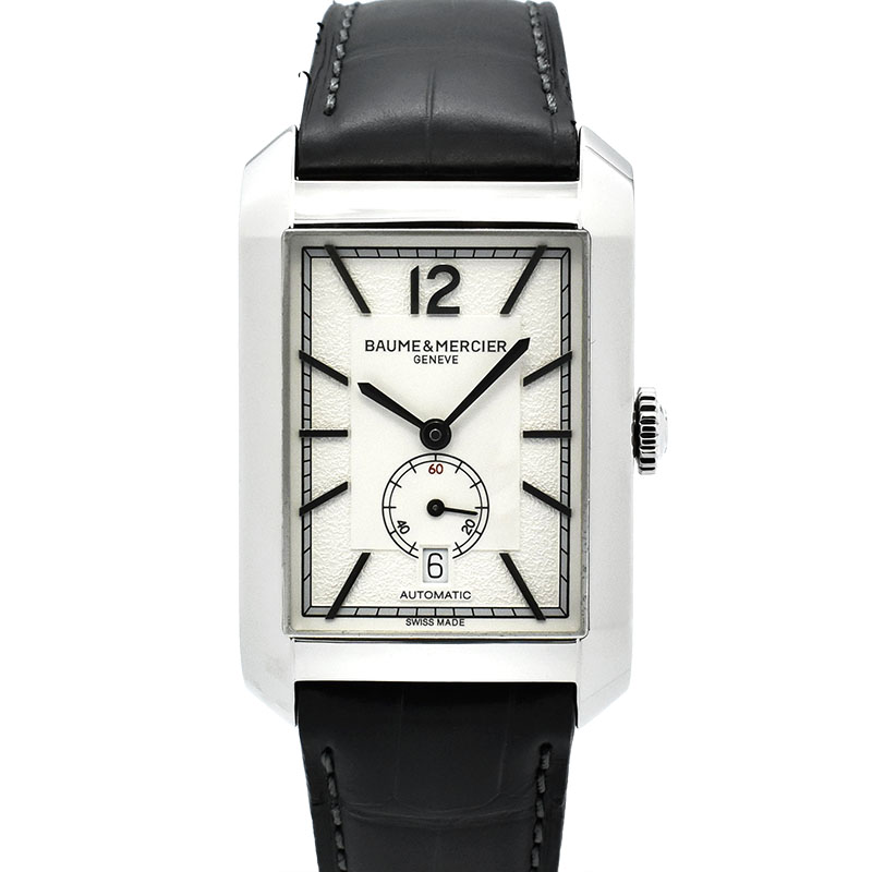 ボーム＆メルシェ　BAUME&MERCIER　ハンプトン　M0A10528　48×31mm　シルバー　USED　中古