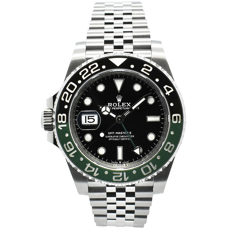 ロレックス　ROLEX　GMTマスター2　Ref.126720VTNR　グリーン/ブラックベゼル　ジュビリーブレス　40mm　未使用品