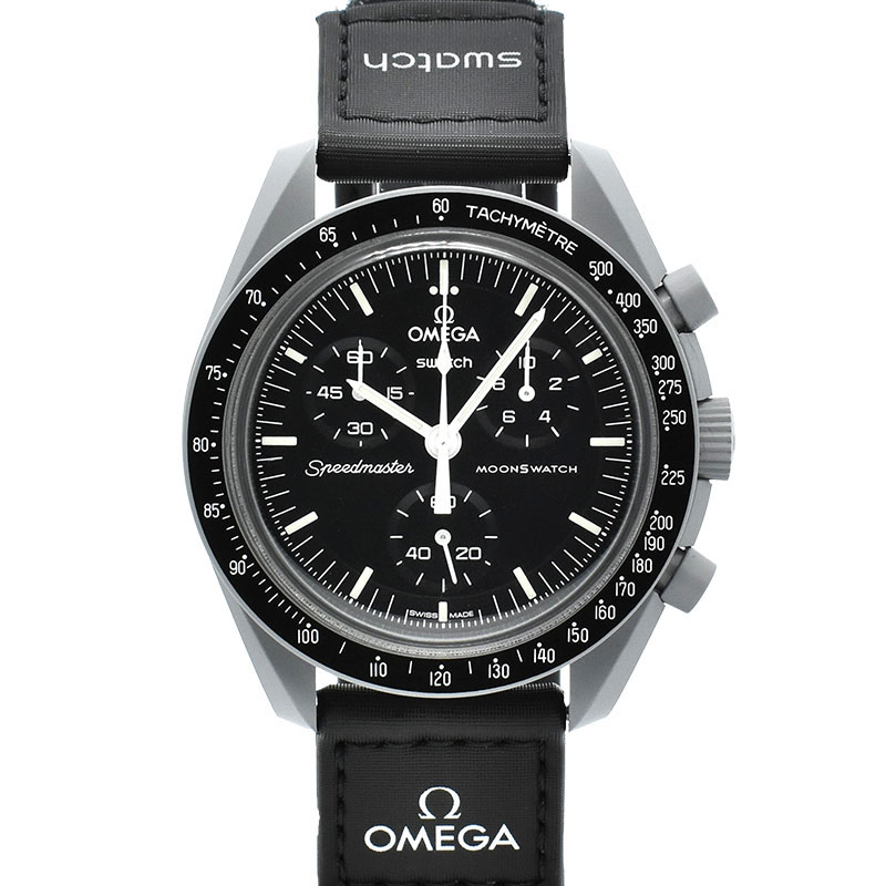 オメガ×スウォッチ　OMEGA×Swatch　ミッション トゥ ザ ムーン　SO33M100　バイオセラミック　42mm　未使用品