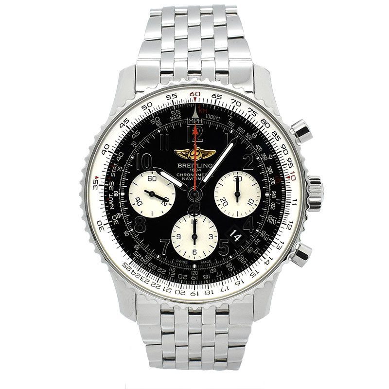 ブライトリング　BREITLING　ナビタイマー01　A022B02NP(AB0120)　ブラックアラビア　43mm　USED　中古