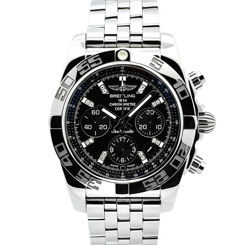 ブライトリング　BREITLING　クロノマット44　AB0110　ブラック　インデックスダイヤ　44mm　USED　中古