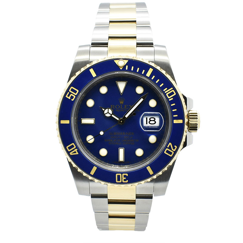 ロレックス　ROLEX　サブマリーナ デイト　Ref.116613LB　V番　マットブルー(つや無し)　40mm　USED　中古