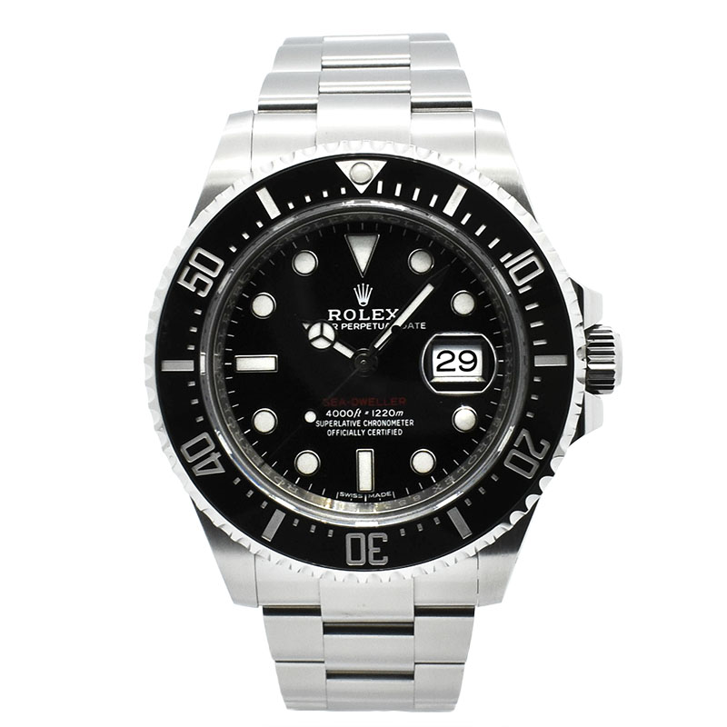 ロレックス　ROLEX　シードゥエラー　Ref.126600　クラウン無し　MK1ダイヤル　43mm　ブラック　USED　中古