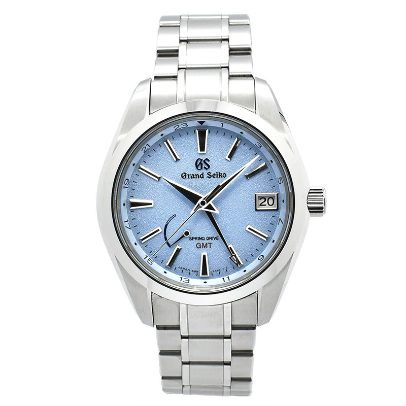 グランドセイコー　GRAND SEIKO　スプリングドライブ GMT 御空色 和光75周年限定モデル　SBGE289　ブルー　75本限定　40mm　USED　中古