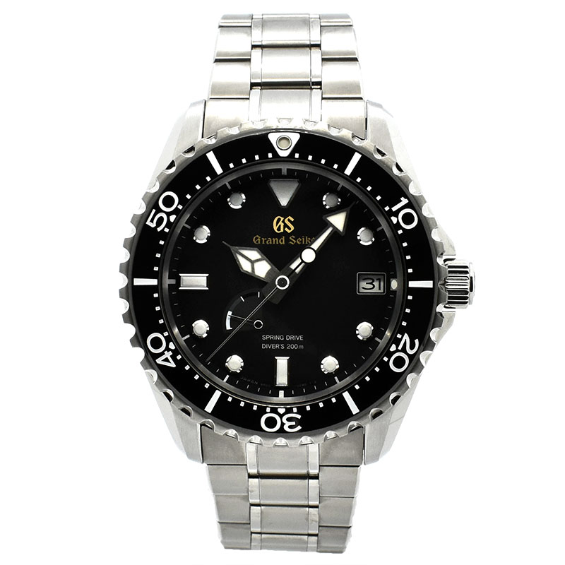 グランドセイコー　GRAND SEIKO　9Rスプリングドライブ ダイバーズウォッチ　SBGA463　ブラック　44.2mm　USED　中古