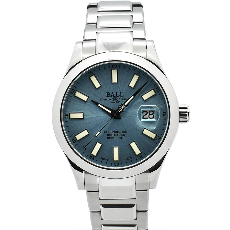 ボールウォッチ　BALL　エンジニア マーベライト クロノメーター　NM9026C-S6CJ-IBE　 アイスブルー　40mm　USED　中古