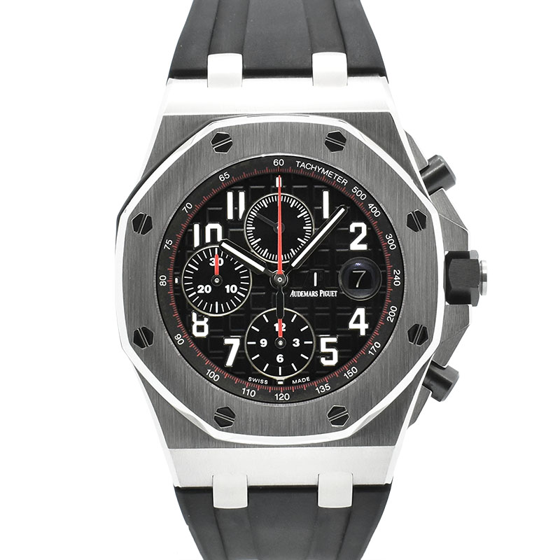 オーデマ・ピゲ　AUDEMARS PIGUET　ロイヤルオーク オフショア クロノグラフ　26470ST.OO.A101CR.01　ブラック　42mm　USED　中古