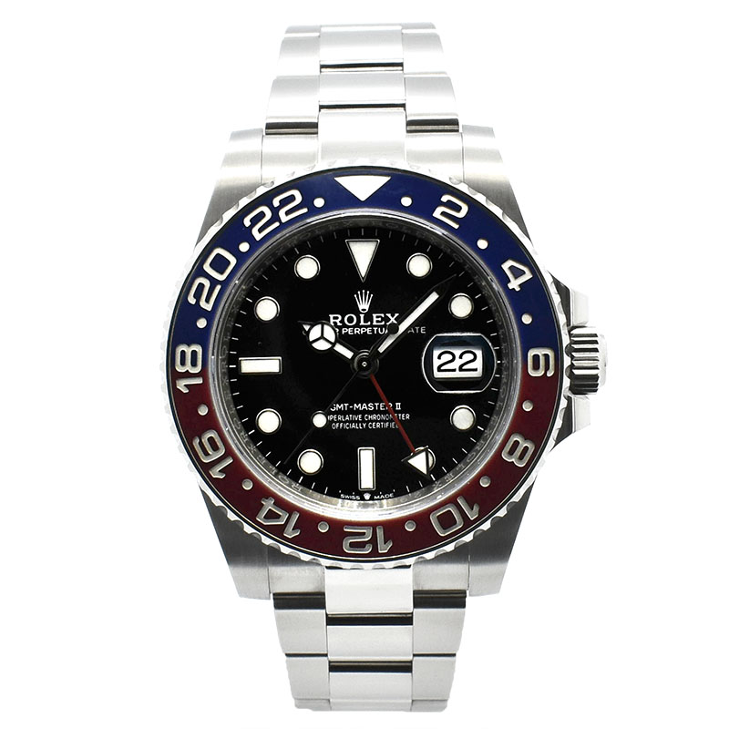 ロレックス　ROLEX　GMTマスター2　Ref.126710BLRO　ブルー/レッドベゼル　40mm　USED　中古
