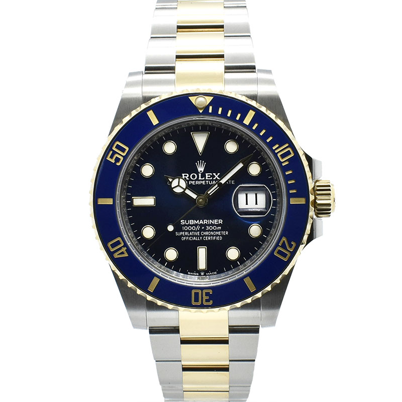 ロレックス　ROLEX　サブマリーナデイト　Ref.126613LB　18KYG/SS　41mm　USED　中古