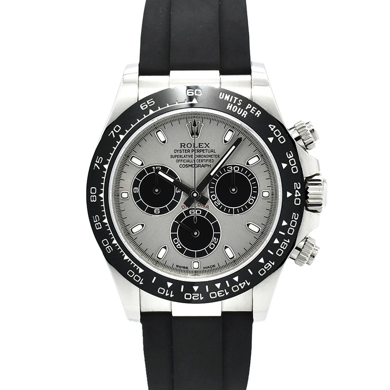 ロレックス　ROLEX　デイトナ　Ref.116519LN　スチール/ブラック　オイスターフレックス　18KWG　USED　中古