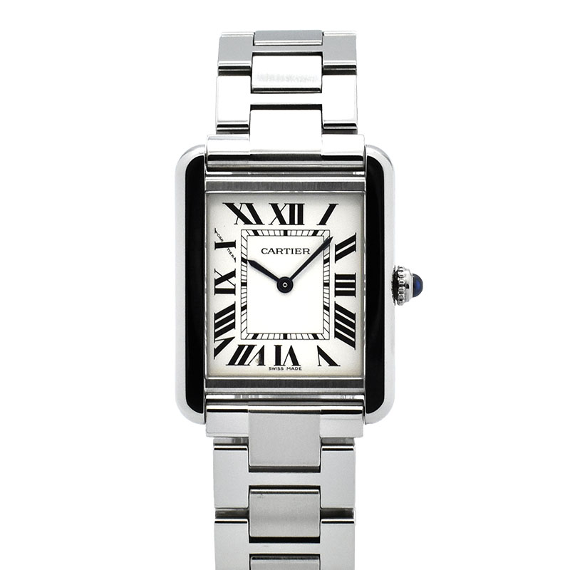 カルティエ　CARTIER　タンクソロ SM　W5200013　31×24.4mm　シルバー　USED　中古