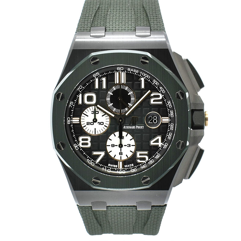 オーデマ・ピゲ　AUDEMARS PIGUET　ロイヤルオーク オフショア クロノグラフ　26405CE.OO.A056CA.01　44mm　スモークグリーン　未使用品