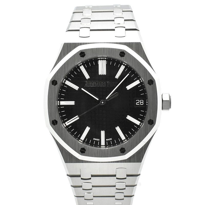 オーデマ・ピゲ　AUDEMARS PIGUET　ロイヤルオーク オートマティック 50周年記念　15510ST.OO.1320ST.02　41mm　ブラック　未使用品