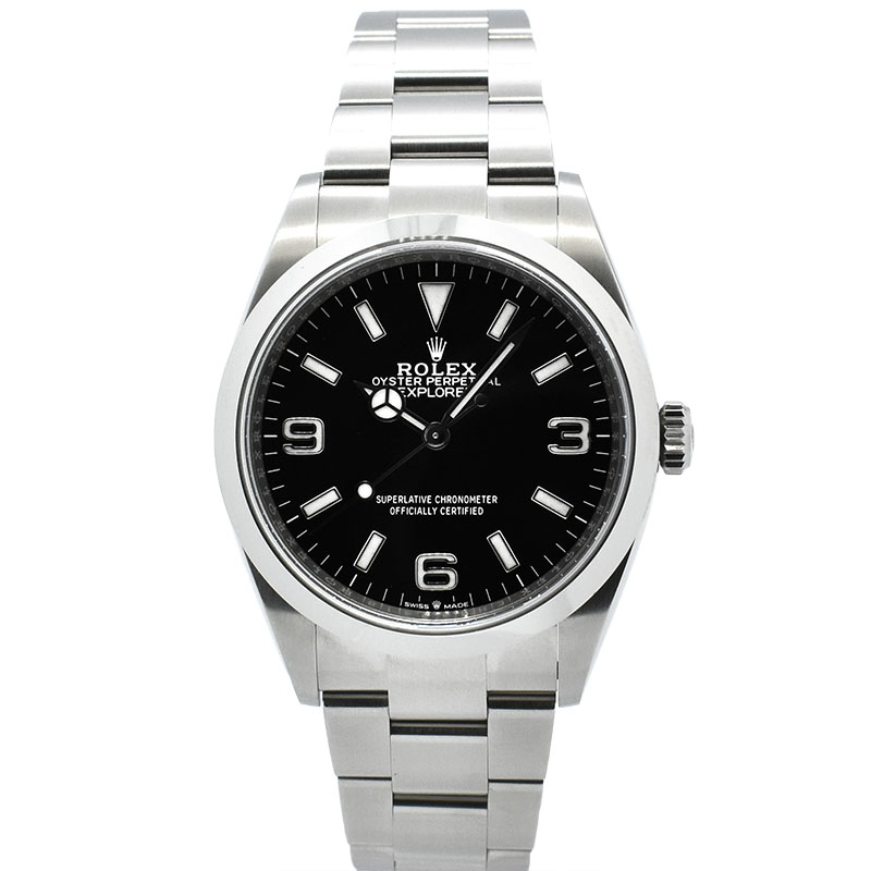 ロレックス　ROLEX　エクスプローラー1　Ref.124270　36mm　ブラック　USED　中古