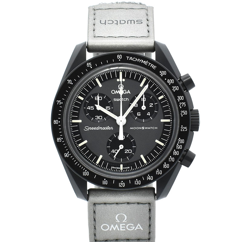 オメガ×スウォッチ　OMEGA×Swatch　ミッション トゥ マーキュリー　SO33A100　バイオセラミック　42mm　USED　中古