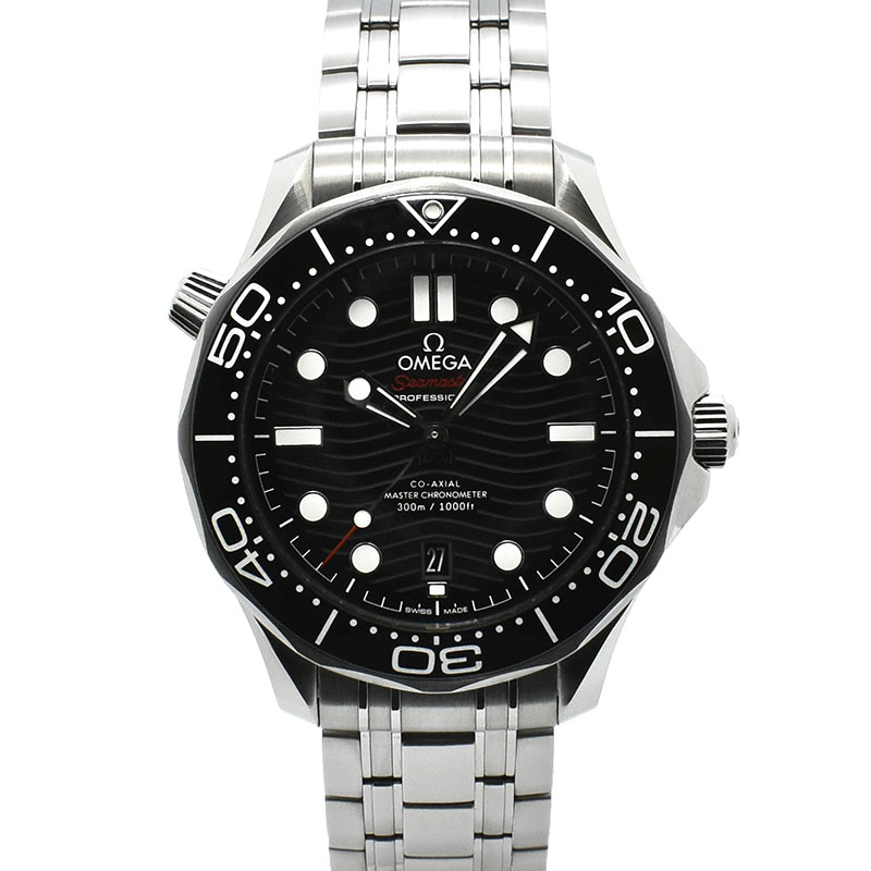 オメガ　OMEGA　シーマスター300 コーアクシャル マスタークロノメーター　210.30.42.20.01.001　ブラック　42mm　USED　中古