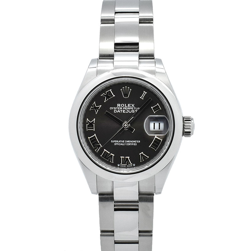 ロレックス　ROLEX　レディ デイトジャスト 28　Ref.279160　ダークグレー　USED　中古