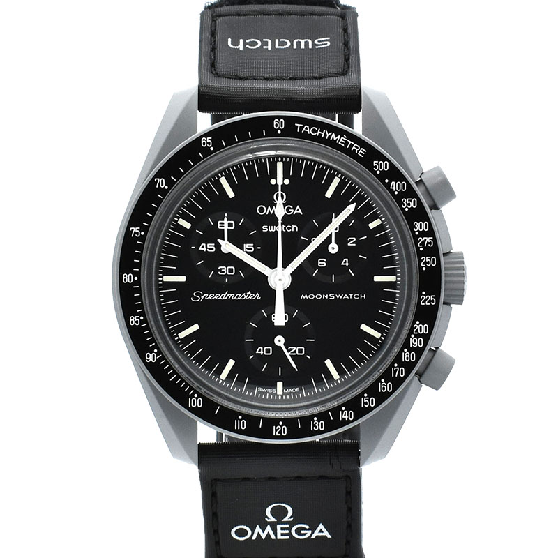 オメガ×スウォッチ　OMEGA×Swatch　ミッション トゥ ザ ムーン　SO33M100　バイオセラミック　42mm　未使用品