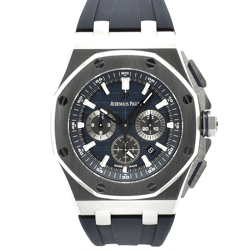 オーデマ・ピゲ　AUDEMARS PIGUET　ロイヤルオーク オフショア クロノグラフ　26480TI.OO.A027CA.01　ブルー/グレー　42mm　USED　中古