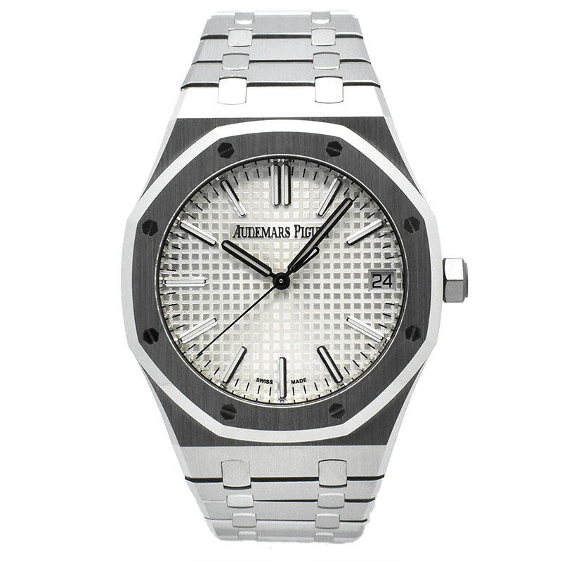 オーデマ・ピゲ　AUDEMARS PIGUET　ロイヤルオーク オートマティック　15510ST.OO.1320ST.08　41mm　シルバー　USED　中古